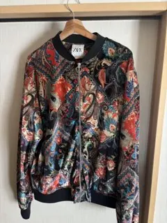ZARA ペイズリー柄 ボンバージャケットのサムネイル
