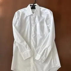 LES MUES ホワイト ノンアイロン シャツ L(41)-82