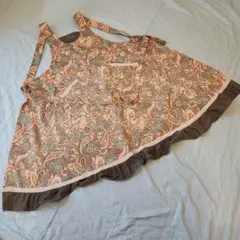 #LANCEEL ペイズリー柄エプロン