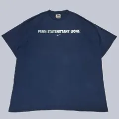 【希少】☆00s☆NIKE☆カレッジ☆ニタニーライオンズ☆フェード☆tシャツ