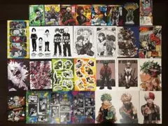 僕のヒーローアカデミア イラストカード 特典ペーパー シール