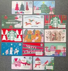 スターバックスカード ⭐ クリスマスデザイン ⭐ １３枚セット