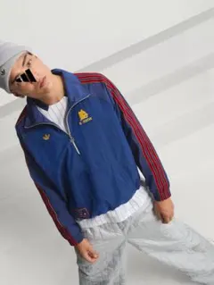 ASローマ adidas トラックジャケット ジャージ ネイビー 新品タグ付き