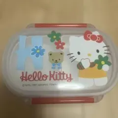 Hello Kitty 子ども用弁当箱 ランチボックス 平成レトロ1997年製のサムネイル