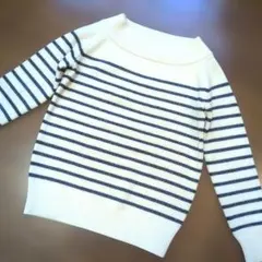 マルティニーク　 ストライプ ニットセーター