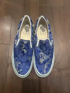 未使用級】VANS ヴァンズ スリッポン スニーカー 龍 ドラゴン 26cm 