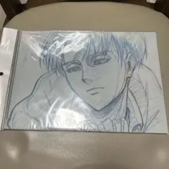 進撃の巨人 WIT 原画絵 クリアファイル リヴァイ