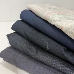 ま*。様 おまとめ 材 紬 5着セット リメイク用 正絹 着物