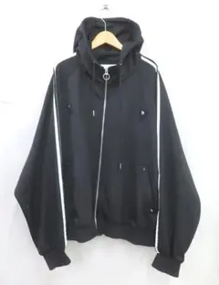 アドラー line sleeve track zip parker jacket