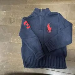 Ralph Lauren セーター 110 ラルフローレン　ネイビー