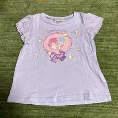 【美品】any Fam リトルツインスターズ（キキ&ララ）袖レースTシャツ110のサムネイル
