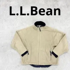 276〓 L.L.Bean ボアフリースジャケット メンズ ベージュ