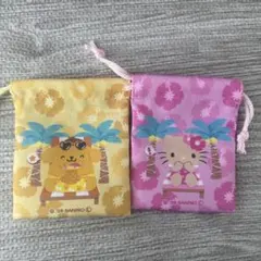 ハローキティ&ポムポムプリン プチ巾着 サンリオのサムネイル
