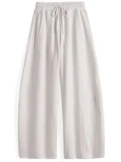 【美品】GRL 2Wayポケットレーススウェットパンツ［pm712］アイボリー