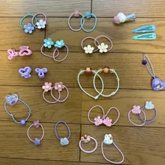 キッズ ヘアゴム ヘアクリップ まとめ売り