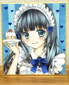 手描きイラスト オリジナルイラスト アナログイラスト コピック 原画