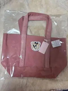 FEILER フェイラー オールドテディガール ワッペントートバッグ ピンク