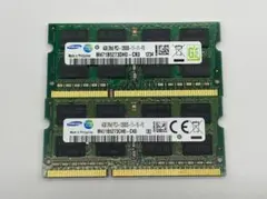 ノートPC用メモリ 4GB×2 (合計8GB) PC3-12800S