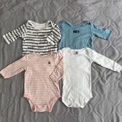 Baby Gap / Petit Bateau ロンパース　70 女の子
