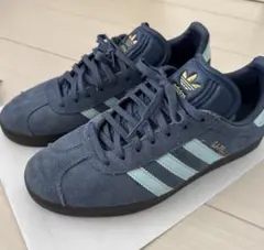 adidas Gazelle ネイビー/ミント スニーカー　25cm