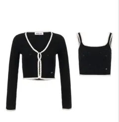 GENERAL IDEA WOMAN レース クロップ カーディガン セットのサムネイル