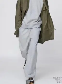 ユニクロ スウェットワイドパンツ/標準丈　03グレー　Ｓサイズ