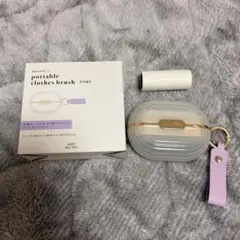 3coins スリーコインズ 携帯用洋服ブラシ アイボリー 詰め替え用ロール付き