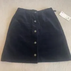 新品♡UNIQLO コーデュロイフロントボタンミニスカート