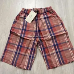 【新品未使用】 branshes 半ズボン 140cm チェック柄