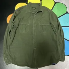 長袖　オリーブ　古着