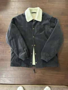 ダークグレー フリースライニング ジャケット
