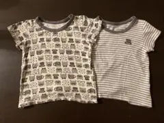 肌着　半袖　90 男の子　西松屋　Tシャツ　ユニセックス　2着セット