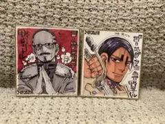 ゴールデンカムイ展 ミニ色紙 鯉登少尉 鶴見中尉 来場者特典