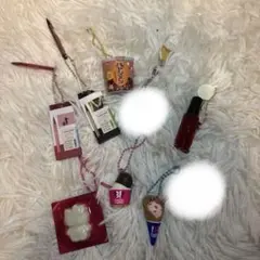 ミニチュアキーホルダー・めじるしアクセサリー　セット