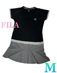 FILA テニスウェア ワンピースショートスリーブ Mサイズ