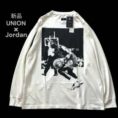新品タグ付✨UNION × Jordan ロンT XL 2021AW 限定コラボ