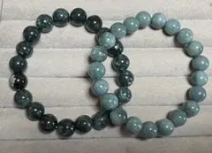 翡翠　２本セット　ブレスレット　グアテマラ産