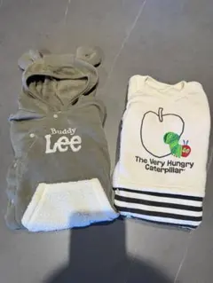 Buddy Lee フード付きロンパース　2枚セット