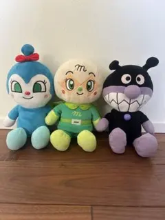 アンパンマンキャラクター ぬいぐるみ3体セット