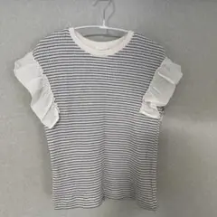 SERAPH ストライプ フリル Tシャツ 140