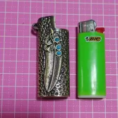 bicライターミニ J25 メタルケース ＋　見本ライター1本付き