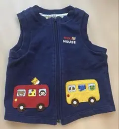 ベビーベスト　ミキハウス　80