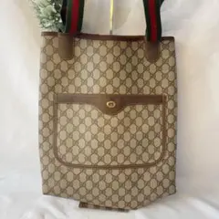 人気✨グッチ トートバッグ シェリーライン GG スプリーム 肩掛け A4可能