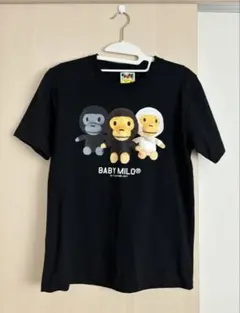A BATHING APE BABY MILO Tシャツ ブラック bapeのサムネイル