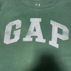 GAP サーマルT グリーン M 90s y2k ストリート
