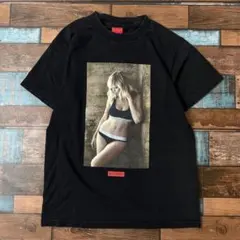 ビンテージ　古着　V/SUAL フォト　グラフィック　メンズ　半袖tシャツ　黒のサムネイル