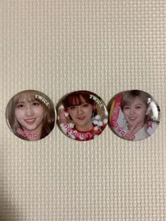 ❤️TWICE缶バッチ3点セット❤️