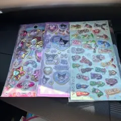 こびとずかんぷっくりシール クロミ キラキラジュエルシール ぷっくりドリーミー