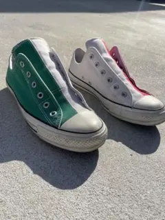 美品 CONVERSE ALL STAR 26.5cmトリコロール ローカット
