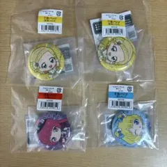 アイカツ！×プリパラ あそーと 缶バッジ 4個セット